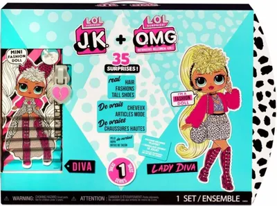 Obrázek produktu pro MGA L.O.L. Surprise Diva a Lady Diva Set 35 překvapení.