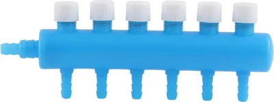 Produktbild von Kunststoff-Aquarium-Wasserschlauch, Volumenregelventil-Anschluss, Aquarium-Luftverteiler, Sauerstoffpumpenzubehör, 6-Wege