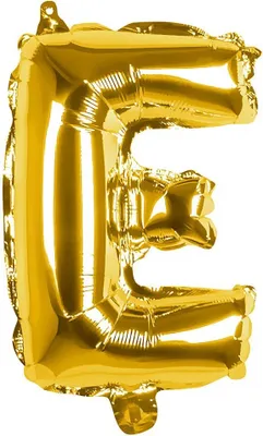 Produktbild von Folienballon E gold 36 cm