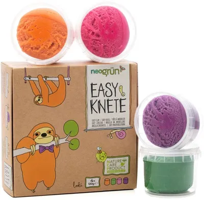 Zdjęcie produktu dla neogreen Zestaw 4 glinek do modelowania Loki