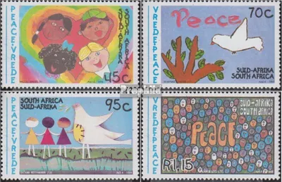 Produktbild von Briefmarken Südafrika 1994 Mi 922-925 (kompl.Ausg.) gestempelt Kinderzeichnungen