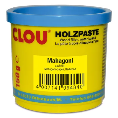 Produktbild von Clou Holzpaste 150 g mahagoni