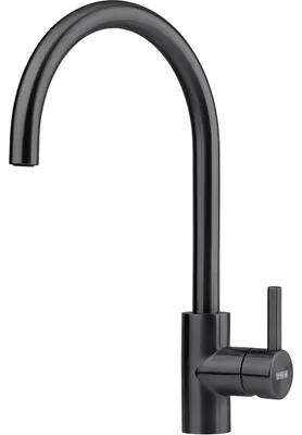 Produktbild von FRANKE 115.0613.590 Armatur EOS NEO mit schwenkbarem Festauslauf, Industrial Black / Einhebelmischer