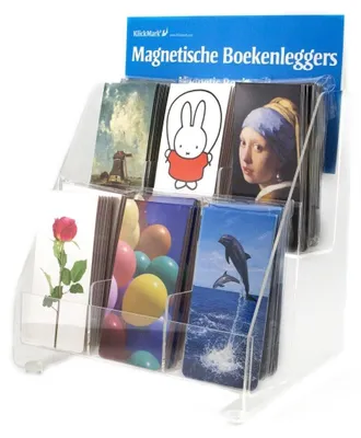 Produktbild von Museum Webshop – Toonbankdisplay voor Bookmarks, 6 compartimenten