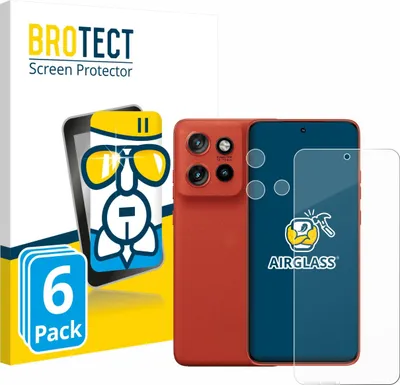 Produktbild von 6x BROTECT Schutzglas für Motorola Moto 60 Neo (Display+Kamera) Schutzfolie Panzer Folie Glas Display Schutz klar