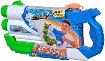 Image de Simba Jouets aquatiques d'extérieur Pistolet à eau Double Blaster Waterzone 107276075