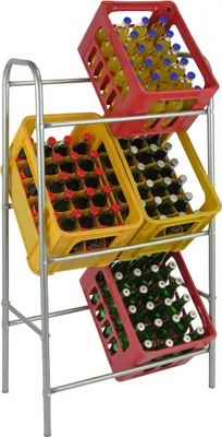Immagine prodotto di Supporto per casse XXL per 6 casse - Colore: argento