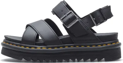 Produktbild von Dr. Martens Voss II Ziggy Sole Hydro Smooth Touch Damen Ledersandalen in Schwarz – 5 UK - 38 EU - 7 US / Black