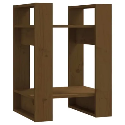 Produktbild von vidaXL Bücherregal/Raumteiler Honigbraun 41x35x57 cm Massivholz Kiefer