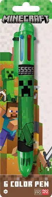 Produktbild von Minecraft Kugelschreiber, 6 Farben, Modell MC00035