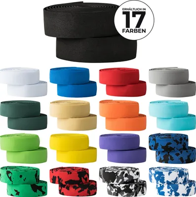 Produktbild von Fahrrad Lenkerband (Standard) mit Aluminium Lenkerstopfen, Farbe:Racing Green