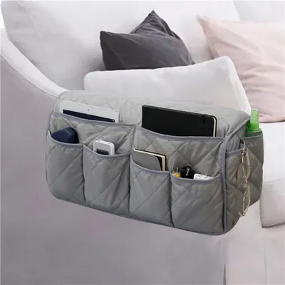 Produktbild von Sofa Armlehnen Organizer mit 14 Fächern für Fernbedienungen und Zubehör