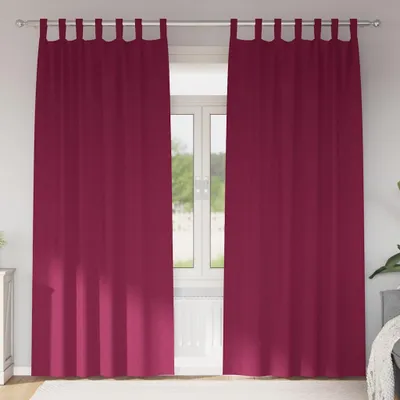 Produktbild von BEI CLORIS Verdunkelungsvorhänge mit Vorhängen Weinrot Polyester - Gardinen & Vorhänge Neu9020272 1parcel