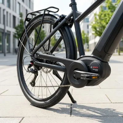 Image de Protège chaîne E-Bike SINUS ENA11 2017, pour Bosch Performance Cruise, noir