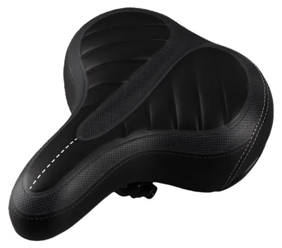 Produktbild von Fahrradsattel Mountainbikesattel Rennradsattel - Doppelfeder - 250 x 200 x 60 mm - Schwarz - Für Mountainbike und Rennrad