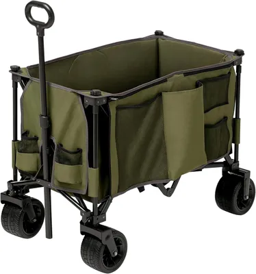 Zdjęcie produktu dla Wózek składany - Wózek transportowy - Składany wózek do przewozu ładunków - Wózek z regulowaną rączką