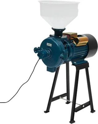 Zdjęcie produktu dla Elektryczny młynek do zbóż o mocy 1,5 kW. Elektryczny młynek do zbóż, młynek do ziaren, młynek do ryżu + lejek. Elektryczny młynek do mielenia kawy, orzechów, przypraw i ziaren