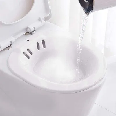 Produktbild von Famanu Sitzbad für das Toilette - tragbares Bidet-Einsatzstück, 2,2 Liter