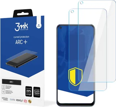 Produktbild von 3mk Display Schutzfolie ARC+ für Vivo Y70T  0,17mm Self-Heal (2 Stück)