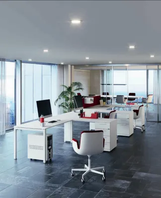 Produktbild von Eckschreibtisch Computertisch Arbeitszimmer Büromöbel Computermöbel 3 tlg. Set