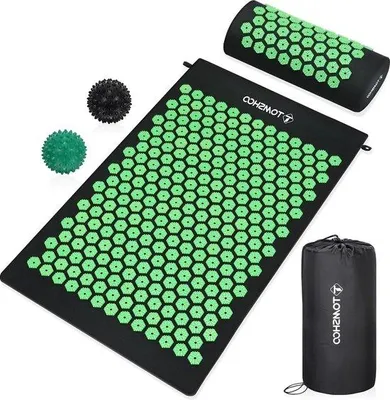 Produktbild von Famanu Akupressurmatte mit Kissen - Linderung von Rückenschmerzen - Entspannung und Massage