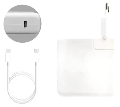 Produktbild von 61W USB-C PD Netzteil Ladegerät Ladekabel 2m für Notebook Apple MacBook Pro