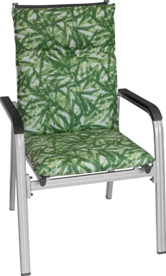 Produktbild von KETTLER Auflage für Gartenmöbel Mittellehner Gartenstuhlauflage Stapelsessel Palmenmotiv Grün ,0300507-8931