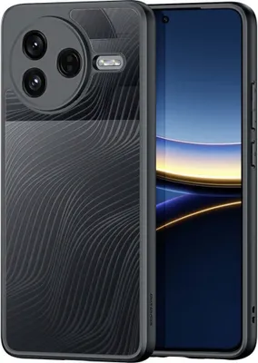 Produktbild von Xiaomi Poco F7 Pro Hülle - Dux Ducis Aimo Series - Transparent TPU Back Cover - Schwarz