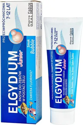 Immagine prodotto di ELGYDIUM Junior dentifricio per bambini dai 7 ai 12 anni, gusto schiuma, 50 ml