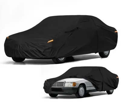 Obrázek produktu pro Voděodolné autoobaly pro Mercedes-Benz W201 (1982-1993), univerzální, celoroční, zakrývají celé auto, s zipem