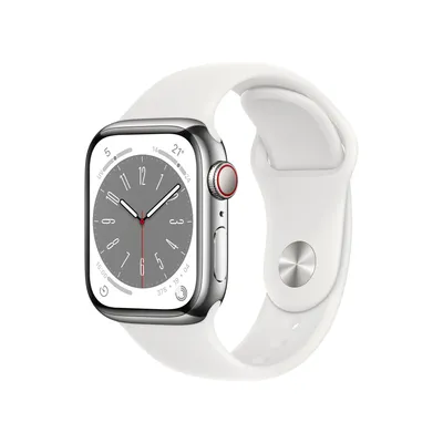 Image de Apple Watch Series 8, OLED, écran tactile, 32 Go, WLAN, GPS, 42,3 g
