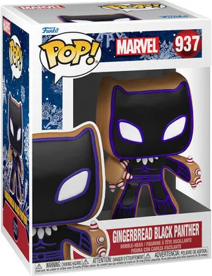 Produktbild von Marvel - Gingerbread Lebkuchen Black Panther 937 - Funko Pop! - Vinyl Figur