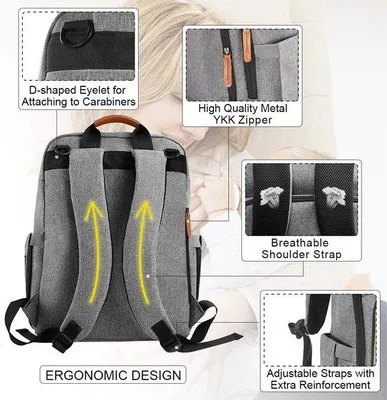 Immagine prodotto di Borsa da viaggio multifunzionale con sacco a pelo, impermeabile, per genitori
