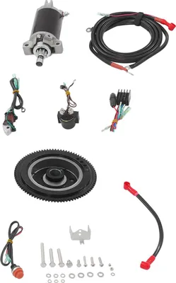 Image de Moteur hors-bord - Kit de conversion pour démarrage électrique - 2 temps - 40 ch - Démarreur - Kit complet - Beige