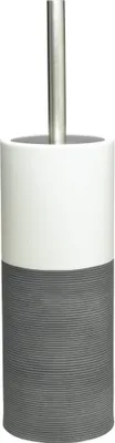 Produktbild von Sealskin WC-Bürstengarnitur Doppio Porzellan grau, 361840514