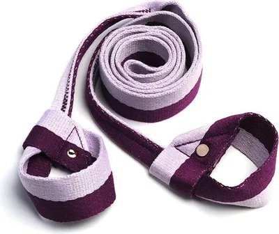 Produktbild von INF Verstellbarer Yogamatten Gurt - Trageschlaufe für alle Mattengrößen Violett