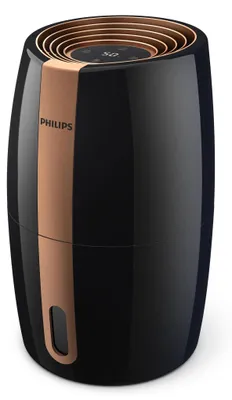 Produktbild von Philips Luftbefeuchter 2000 Series, NanoCloud für bis zu 99% weniger Bakterien, bis 32 m², Schwarz (HU2718/10)