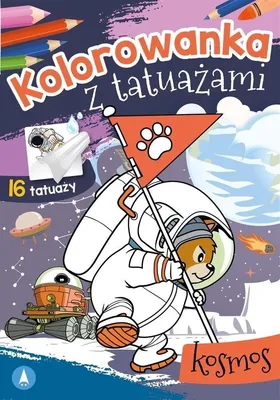 Obrázok produktu pre Kolorowanka z tatuazami Kosmos
