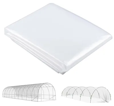 Productafbeelding van Kaszeil van PE, zeildoek voor het afdekken van planten, UV-bestendig, waterdicht, folie van 6 x 10 m.