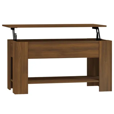 Produktbild von vidaXL Couchtisch Braun Eichen-Optik 101x49x52 cm Holzwerkstoff