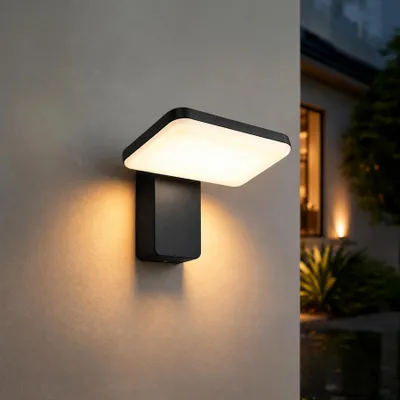 LED Außenwandlampe IP65, 360° drehbar, 24W, Aluminium, 3000K/4000K/6500K