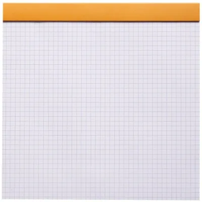 Zdjęcie produktu dla Clairefontaine Rhodia, notes blok, kwadratowa siatka, pomarańczowy, 5,2 x 7,5 cm