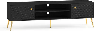 Produktbild von TV-Möbel Manoé mit 2 Türen, Schwarz, 160cm