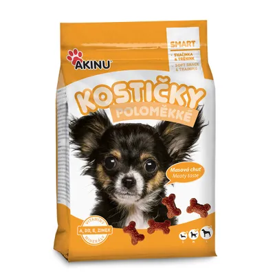 Obrázek produktu pro Akinu Poloměkké kostičky pamlsek pro psy 500 g