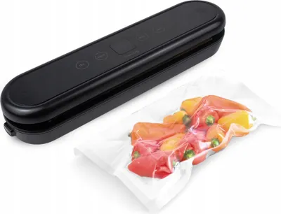 Zdjęcie produktu dla Huslog zgrzewarka próżniowa slim 80 W LCD Pulse do pakowania żywności + worki w zestawie