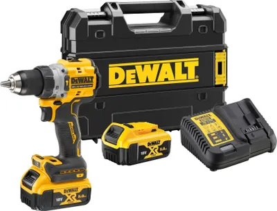 Image de Perceuse-visseuse à percussion compacte 18V DEWALT DCD805P2T-QW avec coffret et 2 batteries 5,0 Ah
