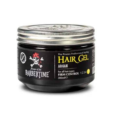 Produktbild von BARBERTIME Hair Gel Haargel Styling Gel 300ml Argan