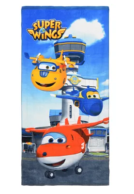 Produktbild von Super Wings Strandtuch Handtuch Badetuch 70 x 140 cm