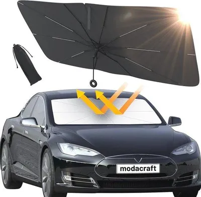 Immagine prodotto di Parasole per parabrezza - Protezione dai raggi UV e isolamento termico per auto e SUV
