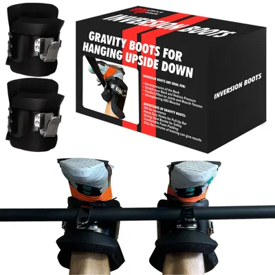 Produktbild von Kopfhängende Umkehrstiefel Inversionsstiefel Schwerkraftstiefel - Bis 150 kg - Gepolstert - Für Rücken- und Bauchtraining
